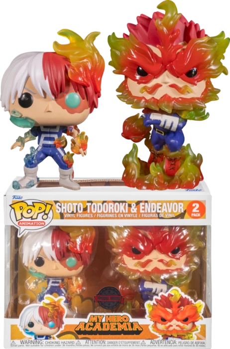 Funko Pop! My Hero Academia - Endeavor & Todoroki - 2-Pack 3 Funko Pop! My Hero Academia - Endeavor & Todoroki - 2-Pack