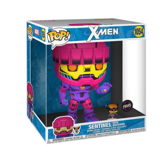 Funko Pop! X-Men - Sentinel With Wolverine 10" Jumbo #1054 - Chase Chance 4 Funko Pop! X-Men - Sentinel With Wolverine 10" Jumbo #1054 - Chase Chance - Image 2