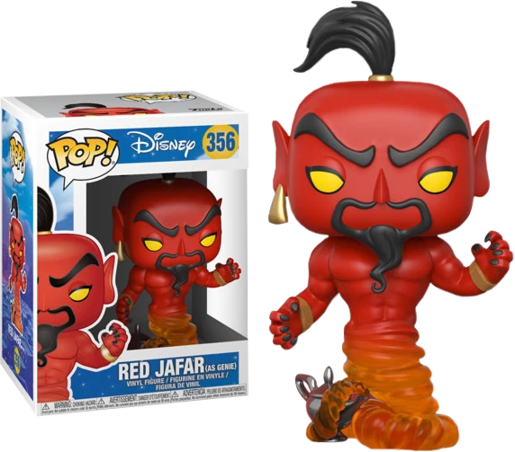 Funko Pop! Aladdin - Red Jafar (as Genie) #356 - Chase Chance 3 Funko Pop! Aladdin - Red Jafar (as Genie) #356 - Chase Chance