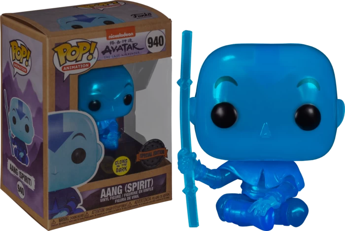 Funko Pop! Avatar: The Last Airbender - Spirit Aang Glow In The Dark Earth Day #940 4 Funko Pop! Avatar: The Last Airbender - Spirit Aang Glow In The Dark Earth Day #940 - Image 2