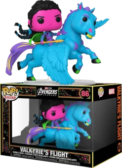 Funko Pop! Rides - Avengers 4: Endgame - Valkyrie's Flight Blacklight #86