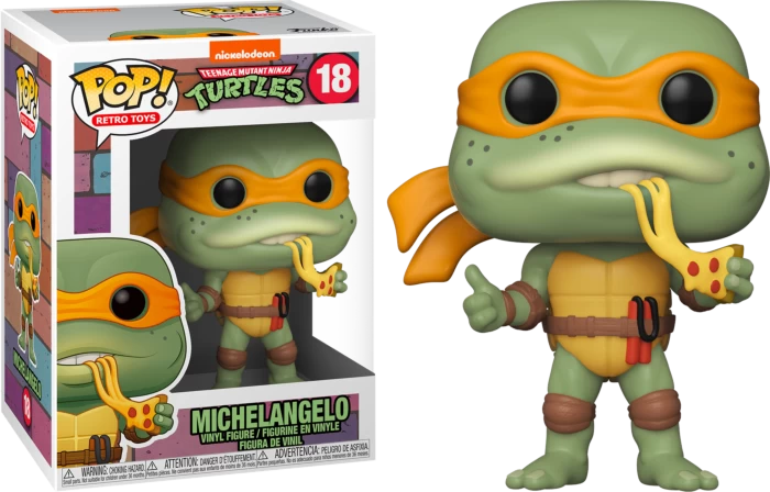 Funko Pop! Teenage Mutant Ninja Turtles (1990) - Michelangelo #18 3 Funko Pop! Teenage Mutant Ninja Turtles (1990) - Michelangelo #18