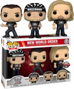 Funko Pop! WWE - Hollywood Hulk Hogan, Scott Hall & Kevin Nash NWO - 3-Pack
