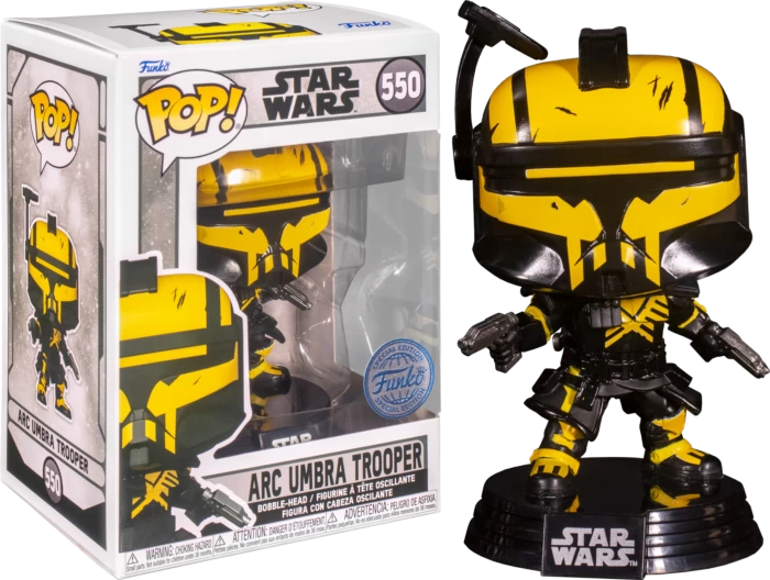 Funko Pop! Star Wars: Gaming Greats - Imperial Rocket Trooper, Merrin, ARC Umbra Trooper & Proxy Glow In The Dark - Bundle (Set Of 4) 4 Funko Pop! Star Wars: Gaming Greats - Imperial Rocket Trooper, Merrin, ARC Umbra Trooper & Proxy Glow In The Dark - Bundle (Set Of 4) - Image 2