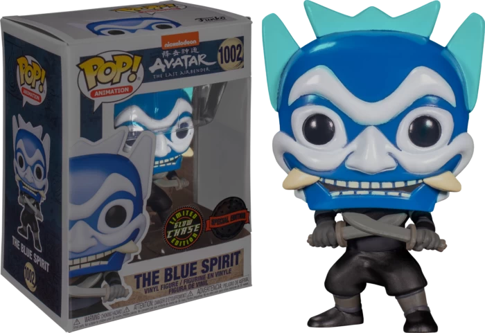 Funko Pop! Avatar: The Last Airbender - Zuko With Blue Spirit Mask #1002 - Chase Chance 4 Funko Pop! Avatar: The Last Airbender - Zuko With Blue Spirit Mask #1002 - Chase Chance - Image 2