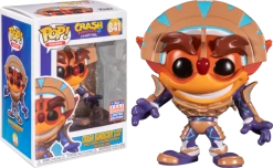 Funko Pop! Crash Bandicoot 4: It's About Time - Crash Bandicoot With Mask Armour #841 (2021 Summer Convention Exclusive)