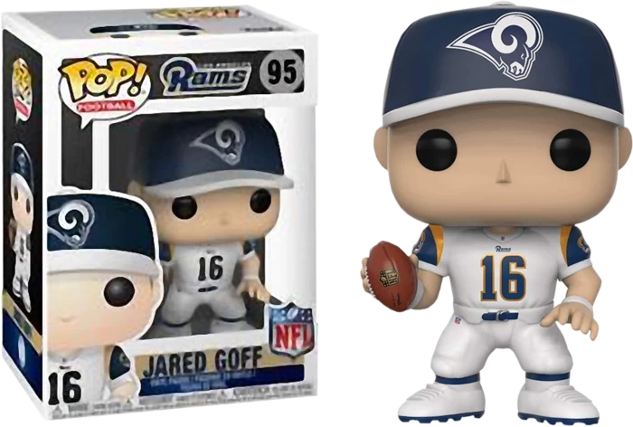 Funko Pop! NFL Football - Jared Goff L.A. Rams #95 3 Funko Pop! NFL Football - Jared Goff L.A. Rams #95