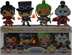 Funko Pop! One Piece - Luffytaro, Roronoa Zoro, Jinbe & Sabo Glow In The Dark - 4-Pack 5 Funko Pop! One Piece - Luffytaro, Roronoa Zoro, Jinbe & Sabo Glow In The Dark - 4-Pack -Anime Zone Shop 2 c7ed38d6 d2b5 41c2 b8ea a3430e14ad14