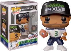 Funko Pop! NFL Football - Russell Wilson Seattle Seahawks Super Bowl Champions XLVIII #57