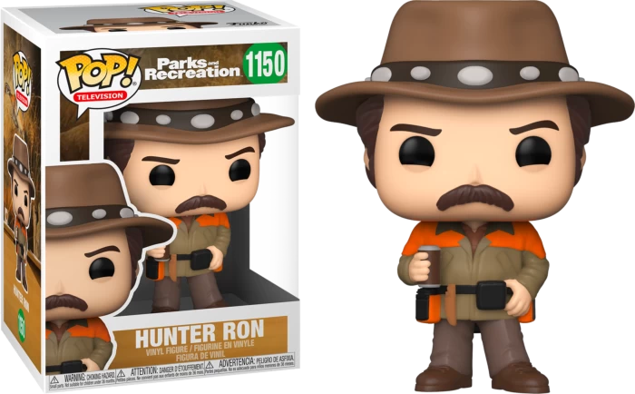 Funko Pop! Parks And Recreation - Hunter Ron #1150 - Chase Chance 3 Funko Pop! Parks And Recreation - Hunter Ron #1150 - Chase Chance