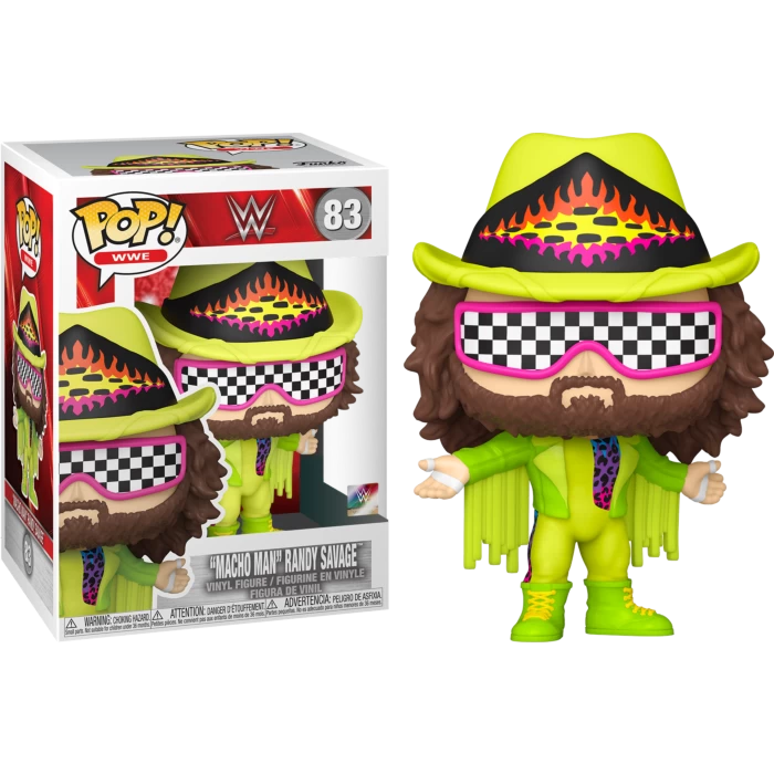 Funko Pop! WWE - Macho Man Randy Savage In Green Suit #83 3 Funko Pop! WWE - Macho Man Randy Savage In Green Suit #83