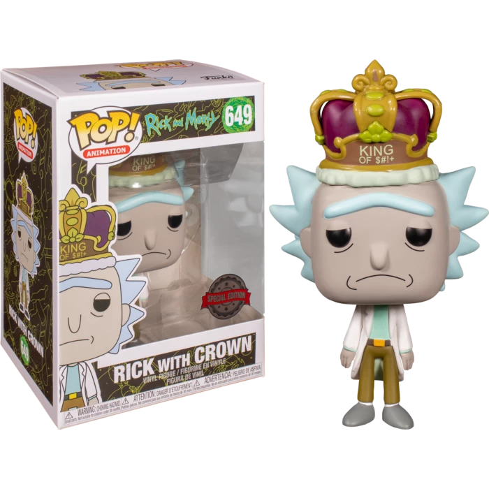 Funko Pop! Rick And Morty - King Of S#!+ Exclusive Collector Box 4 Funko Pop! Rick And Morty - King Of S#!+ Exclusive Collector Box - Image 2