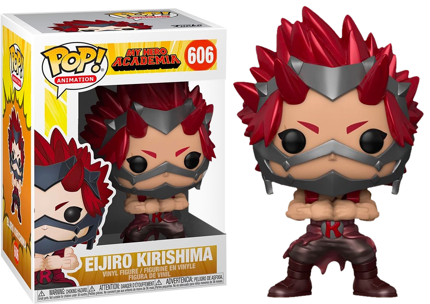 Funko Pop! My Hero Academia - Eijiro Kirishima Metallic #606 3 Funko Pop! My Hero Academia - Eijiro Kirishima Metallic #606