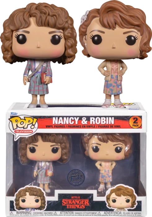 Funko Pop! Stranger Things 4 - Nancy And Robin - 2-Pack 3 Funko Pop! Stranger Things 4 - Nancy And Robin - 2-Pack