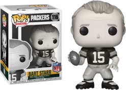 Funko Pop! NFL Legends - Bart Starr Green Bay Packers Black And White Legends #116