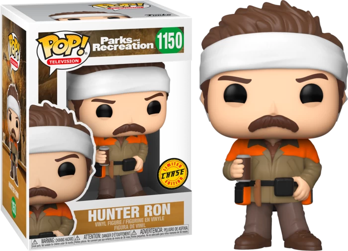Funko Pop! Parks And Recreation - Hunter Ron #1150 - Chase Chance 4 Funko Pop! Parks And Recreation - Hunter Ron #1150 - Chase Chance - Image 2