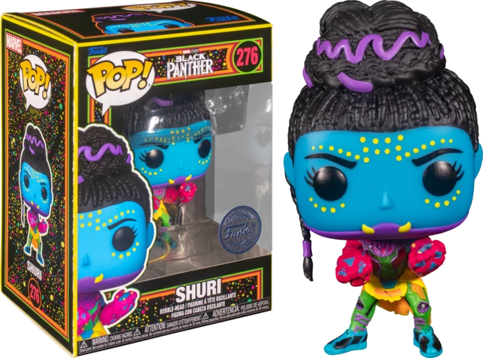 Funko Pop! Black Panther (2018) - Shuri Blacklight #276 3 Funko Pop! Black Panther (2018) - Shuri Blacklight #276