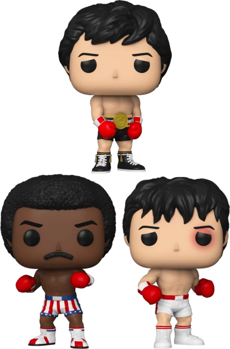 Funko Pop! Rocky - The Eye Of The - Bundle (Set Of 3) 3 Funko Pop! Rocky - The Eye Of The - Bundle (Set Of 3)