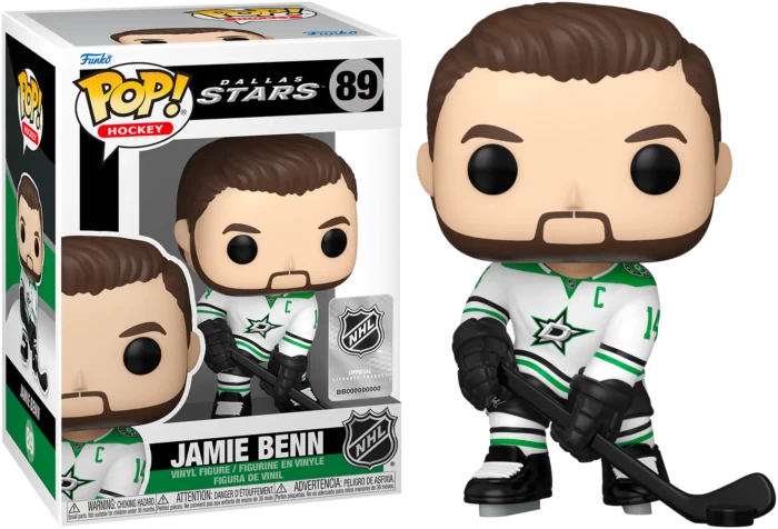 Funko Pop! NHL Hockey - Jamie Benn Dallas Stars Road Jersey #89 3 Funko Pop! NHL Hockey - Jamie Benn Dallas Stars Road Jersey #89