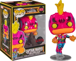 Funko Pop! Marvel: Blacklight - Captain Marvel Blacklight #908