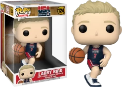 Funko Pop! NBA Basketball - Larry Bird 1992 Team USA Blue Jersey 10" Jumbo #124
