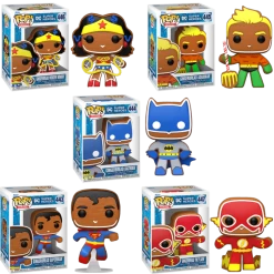 Funko Pop! DC Super Heroes - Gingerbread - Bundle (Set Of 5)