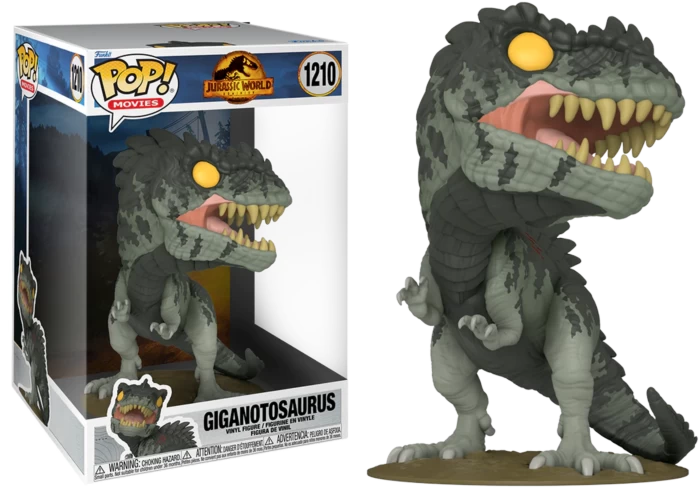 Funko Pop! Jurassic World: Dominion - Giganotosaurus Jumbo #1210 3 Funko Pop! Jurassic World: Dominion - Giganotosaurus Jumbo #1210