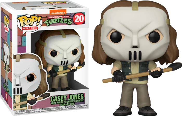 Funko Pop! Teenage Mutant Ninja Turtles (1990) - Casey Jones #20 5 Funko Pop! Teenage Mutant Ninja Turtles (1990) - Casey Jones #20 - Image 3