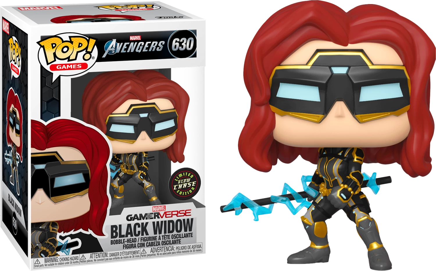 Funko Pop! Marvel's Avengers (2020) - Black Widow #630 - Chase Chance 4 Funko Pop! Marvel's Avengers (2020) - Black Widow #630 - Chase Chance - Image 2