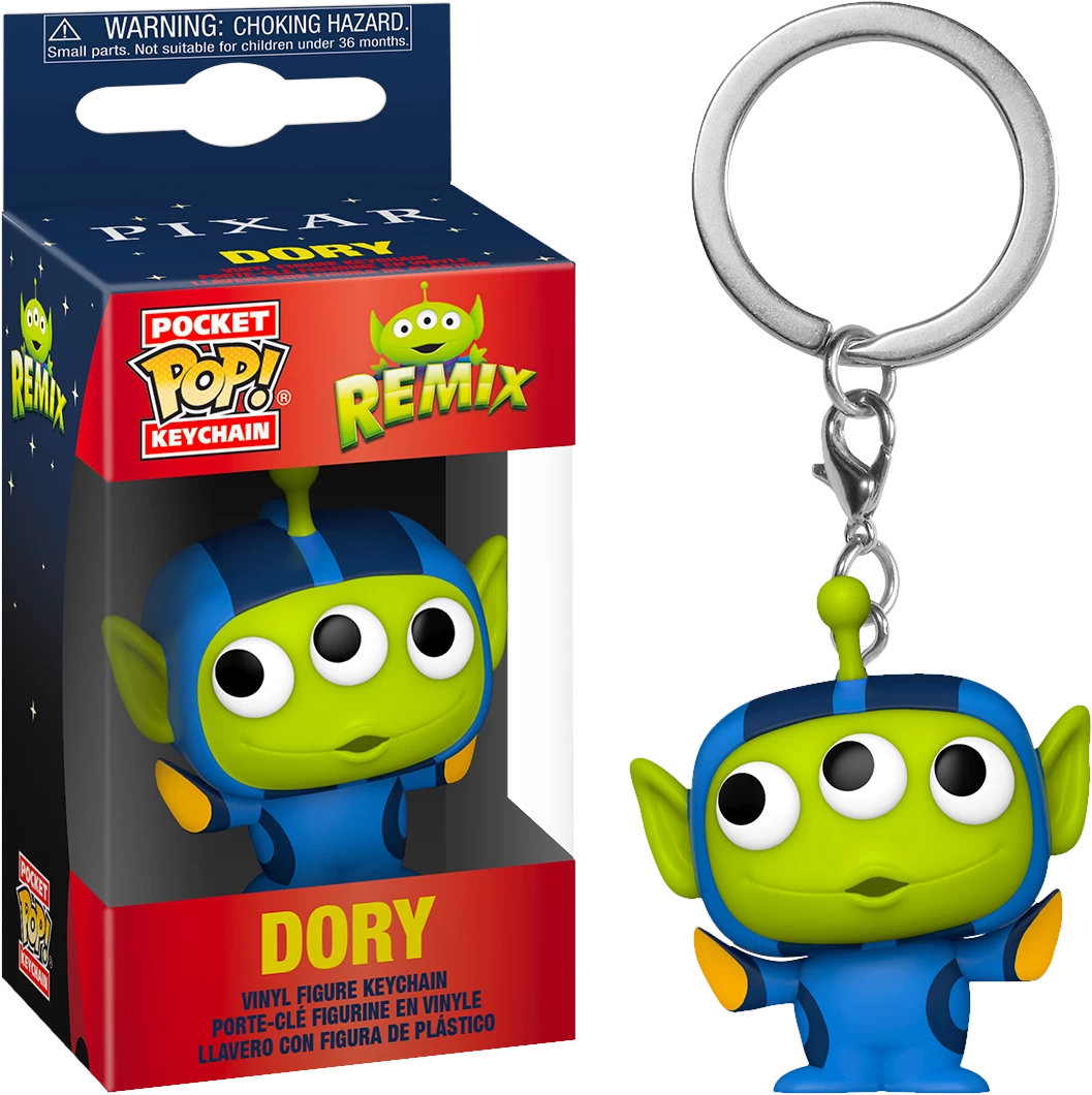 Funko Pocket Pop! Keychain - Pixar - Alien Remix Dory 3 Funko Pocket Pop! Keychain - Pixar - Alien Remix Dory