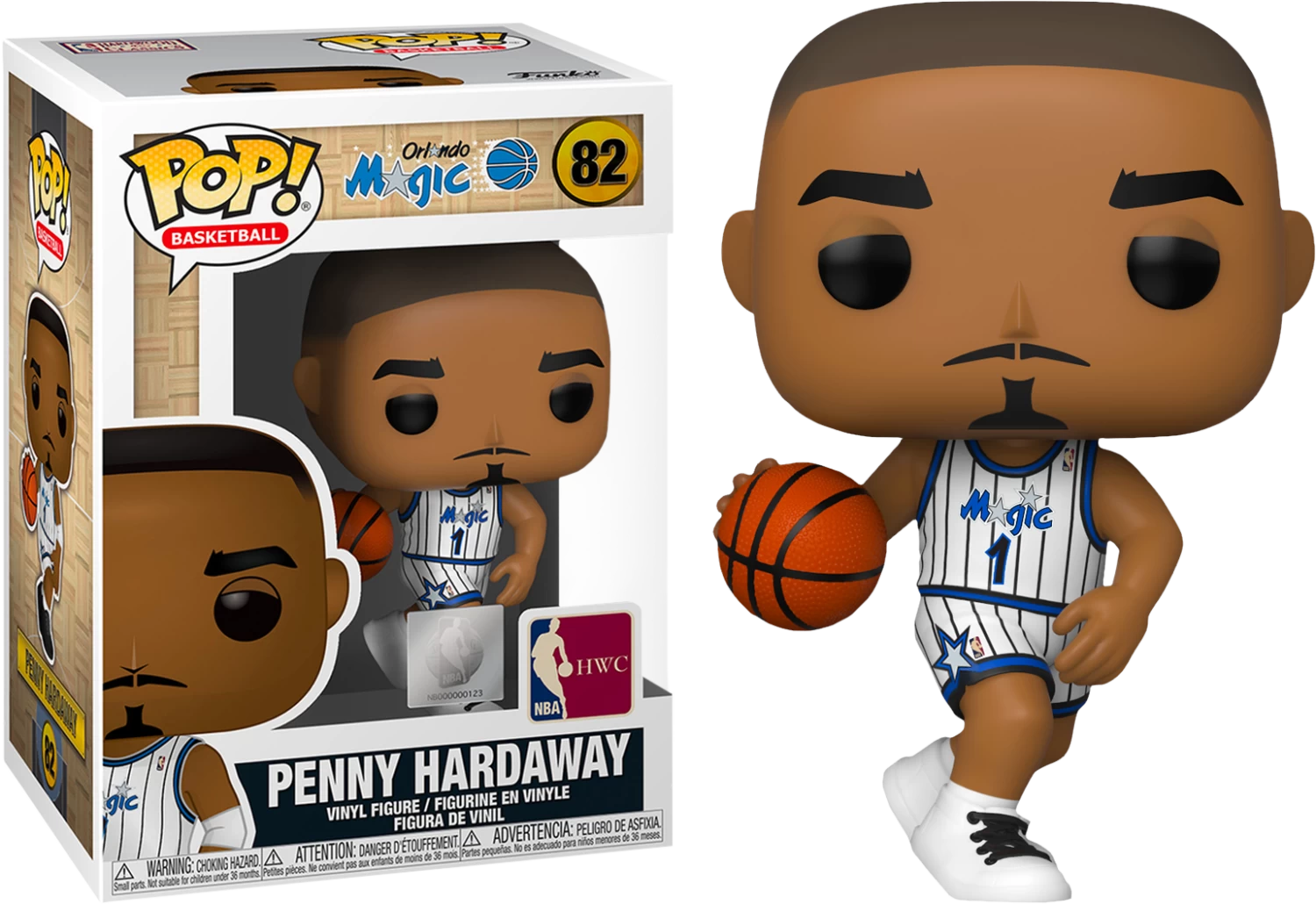 Funko Pop! NBA Basketball - Penny Hardaway Orlando Magic #82 3 Funko Pop! NBA Basketball - Penny Hardaway Orlando Magic #82
