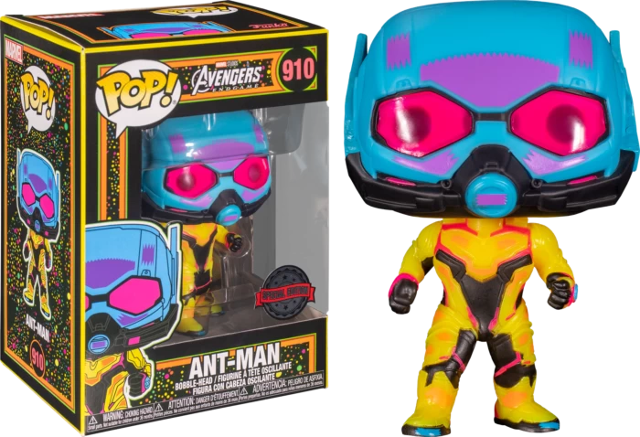 Funko Pop! Marvel: Blacklight - Thanos, Captain Marvel & Ant-Man Blacklight - Bundle (Set Of 3) 5 Funko Pop! Marvel: Blacklight - Thanos, Captain Marvel & Ant-Man Blacklight - Bundle (Set Of 3) - Image 3