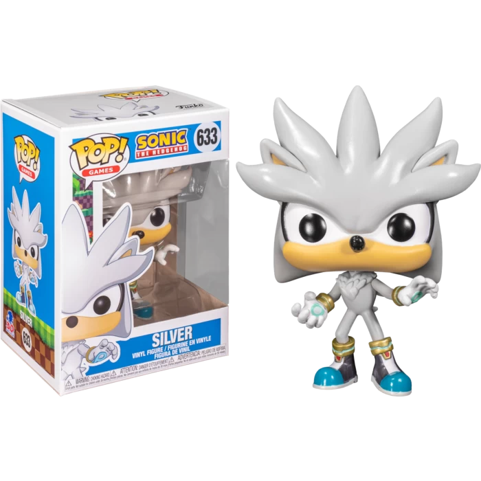 Funko Pop! Sonic The Hedgehog - Silver 30th Anniversary #633 3 Funko Pop! Sonic The Hedgehog - Silver 30th Anniversary #633