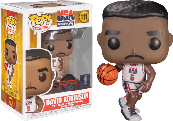 Funko Pop! NBA Basketball - 1992 Dream Team USA - Bundle (Set Of 3) 4 Funko Pop! NBA Basketball - 1992 Dream Team USA - Bundle (Set Of 3) - Image 2