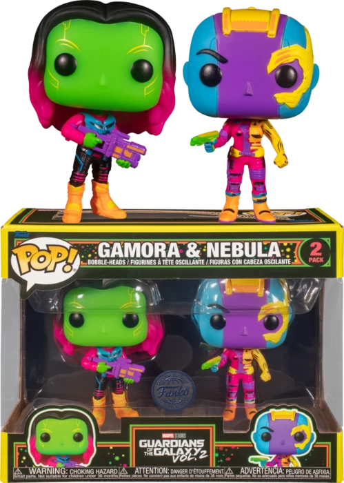 Funko Pop! Marvel: Blacklight - Shuri, Wasp, Gamora & Nebula Blacklight - Bundle (Set Of 4) 6 Funko Pop! Marvel: Blacklight - Shuri, Wasp, Gamora & Nebula Blacklight - Bundle (Set Of 4) - Image 4
