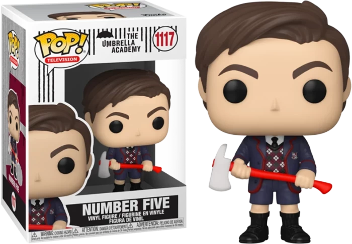 Funko Pop! The Umbrella Academy - Number 5 With Axe #1117 3 Funko Pop! The Umbrella Academy - Number 5 With Axe #1117