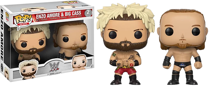 Funko Pop! WWE - Enzo Amore And Big Cass - 2-Pack 3 Funko Pop! WWE - Enzo Amore And Big Cass - 2-Pack