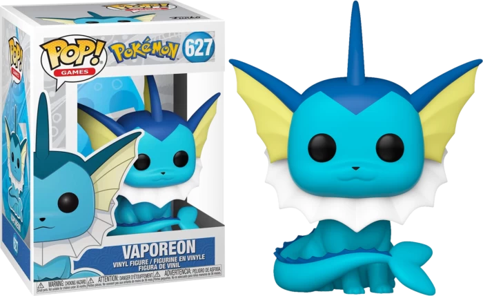 Funko Pop! Pokemon - Vaporeon #627 3 Funko Pop! Pokemon - Vaporeon #627