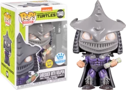 Funko Pop! Teenage Mutant Ninja Turtles II: The Secret Of The Ooze - Super Shredder With Ooze Glow In The Dark #1140 (+ Box Of 3 Mystery Exclusive Pop! Vinyl Figures)