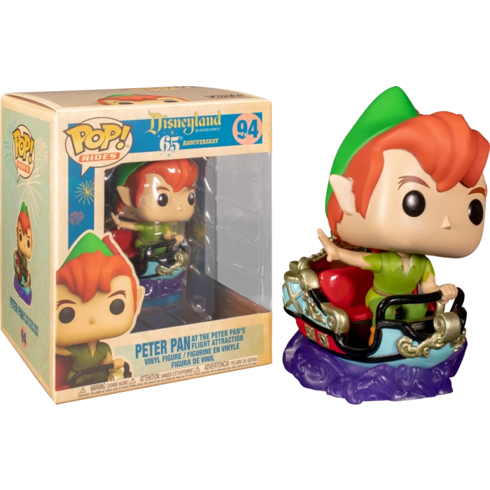 Funko Pop! Peter Pan - Peter Pan's Flight Disneyland 65th Anniversary - Bundle (Set Of 3) 5 Funko Pop! Peter Pan - Peter Pan's Flight Disneyland 65th Anniversary - Bundle (Set Of 3) - Image 3