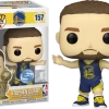 Funko Pop! NBA Basketball - Stephen Curry Golden State Warriors With Trophy #157