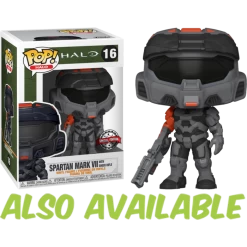 Funko Pop! Halo Infinite - Master Chief With MA40 Assault Rifle #13 -Anime Zone Shop 51106 spartan mark vii shock rifle funko pop vinyl figure popcultcha 2