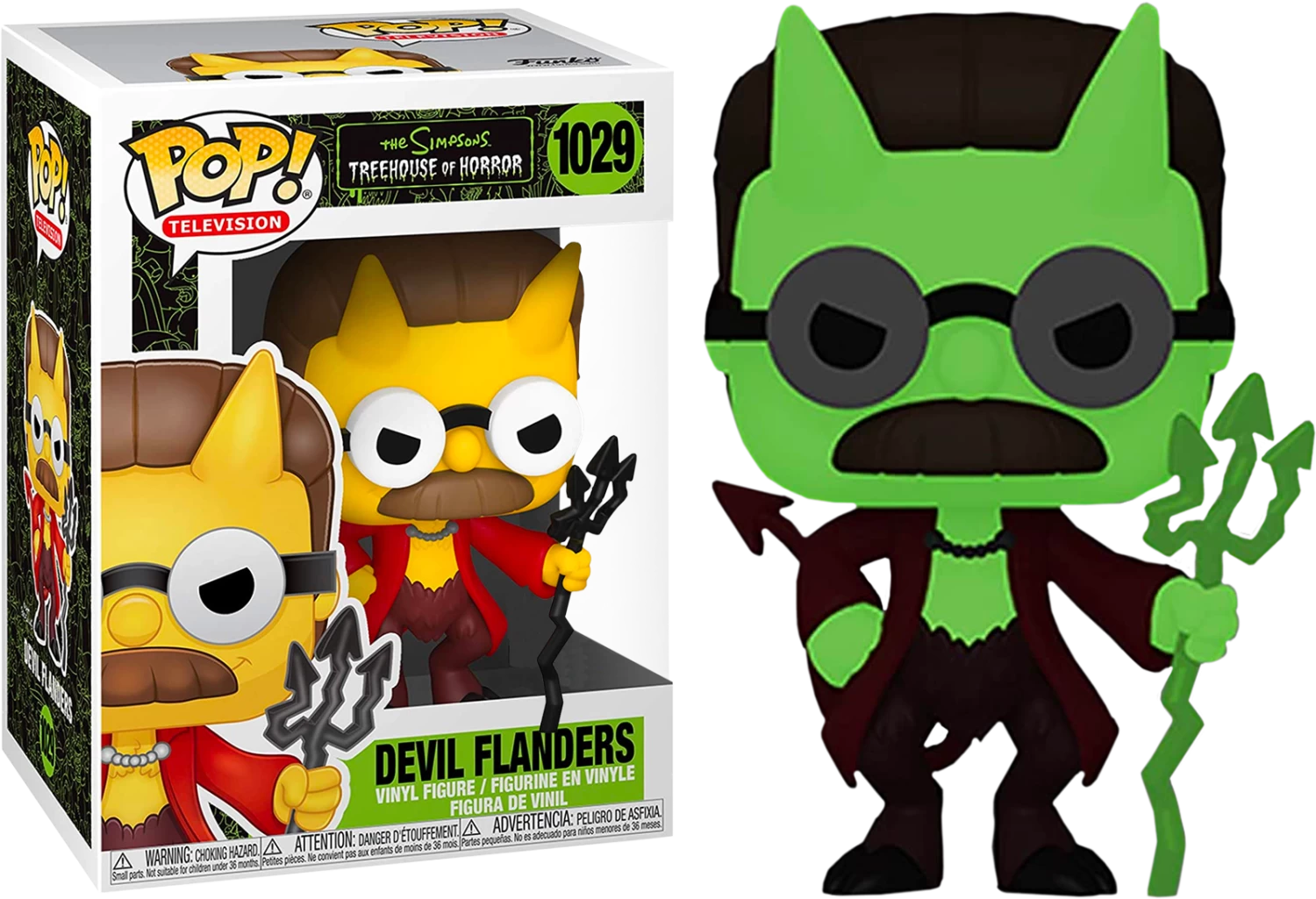 Funko Pop! The Simpsons - Devil Flanders Glow In The Dark #1029 3 Funko Pop! The Simpsons - Devil Flanders Glow In The Dark #1029