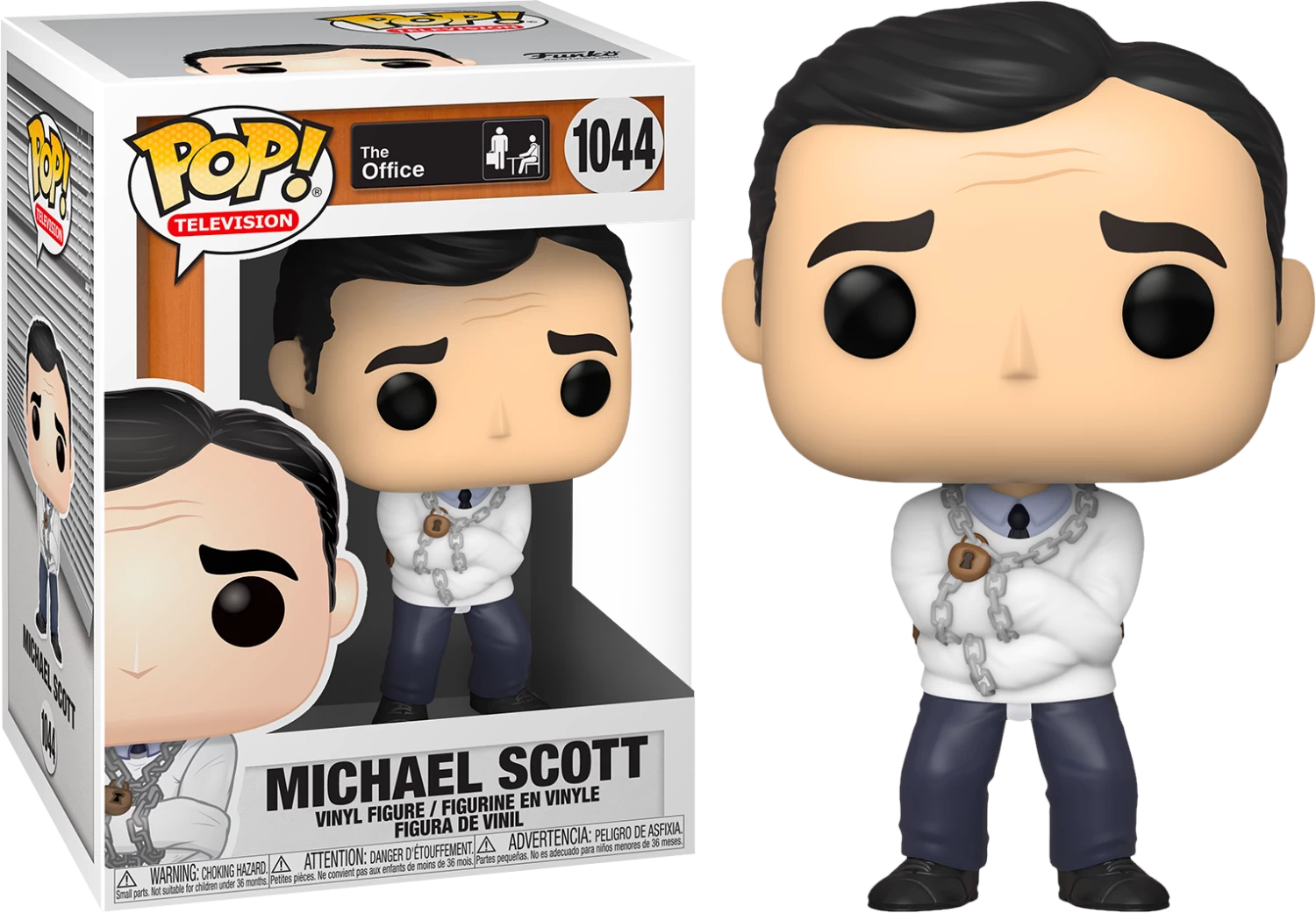 Funko Pop! The Office - Michael Scott With Straitjacket #1044 3 Funko Pop! The Office - Michael Scott With Straitjacket #1044