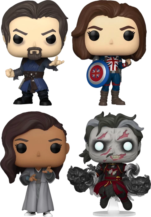 Funko Pop! Doctor Strange In The Multiverse Of Madness - Something Strange - Bundle (Set Of 4) 3 Funko Pop! Doctor Strange In The Multiverse Of Madness - Something Strange - Bundle (Set Of 4)