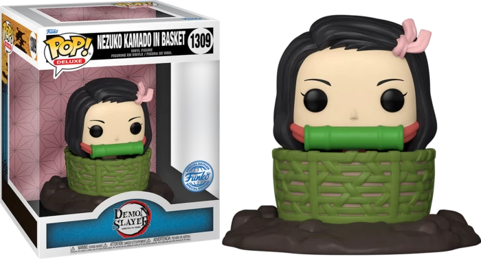 Funko Pop! Demon Slayer - Nezuko Kamado In Basket Deluxe #1309 3 Funko Pop! Demon Slayer - Nezuko Kamado In Basket Deluxe #1309