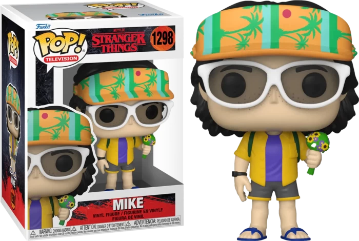 Funko Pop! Stranger Things 4 - Mike With Sunglasses #1290 3 Funko Pop! Stranger Things 4 - Mike With Sunglasses #1290