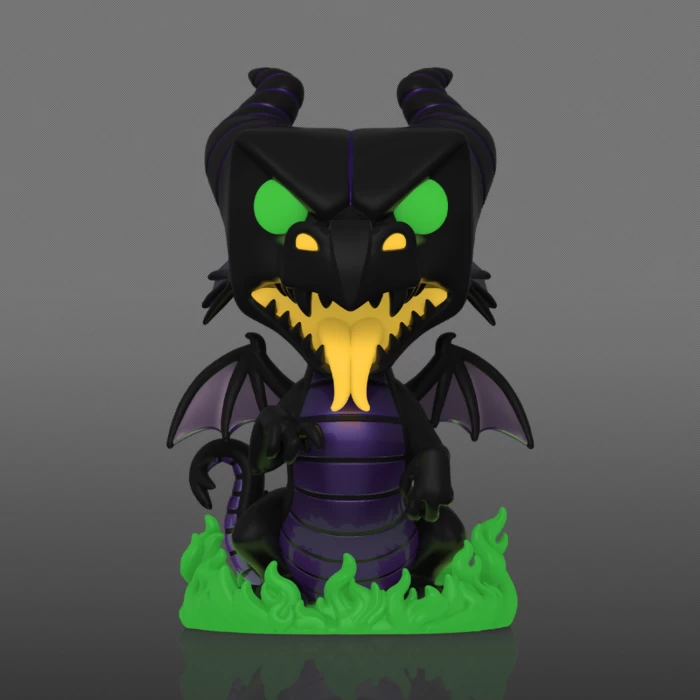 Funko Pop! Sleeping Beauty - Maleficent Dragon 10" Glow In The Dark #1106 4 Funko Pop! Sleeping Beauty - Maleficent Dragon 10" Glow In The Dark #1106 - Image 2