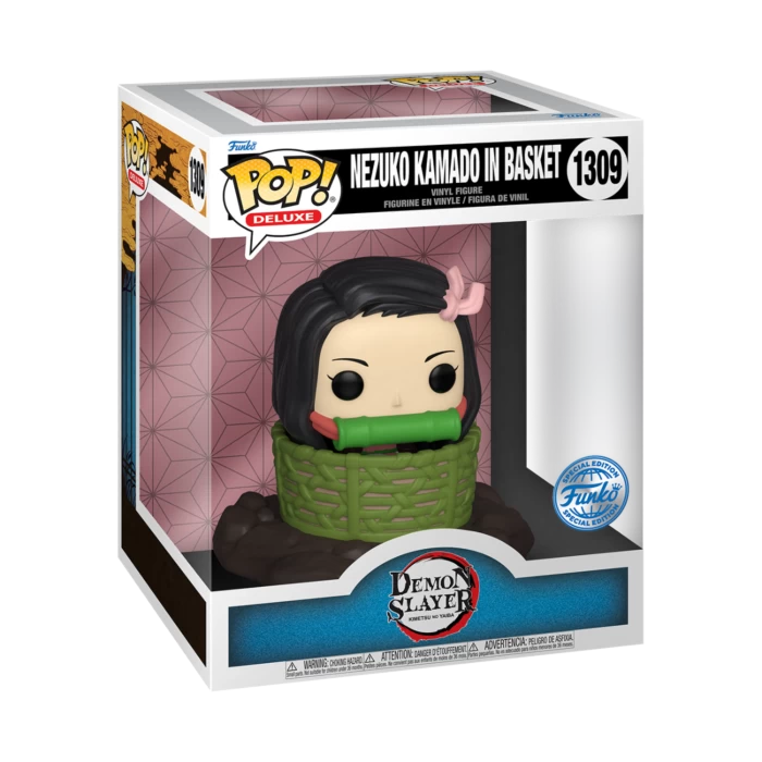 Funko Pop! Demon Slayer - Nezuko Kamado In Basket Deluxe #1309 4 Funko Pop! Demon Slayer - Nezuko Kamado In Basket Deluxe #1309 - Image 2
