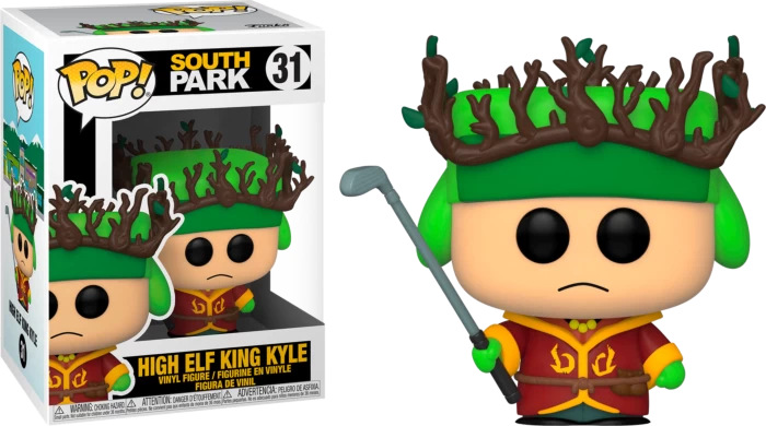 Funko Pop! South Park : The Stick Of Truth - High Elf King Kyle #31 3 Funko Pop! South Park : The Stick Of Truth - High Elf King Kyle #31